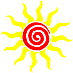 Misc round sun