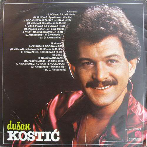 Dusan Kostic 1983 Sacuvaj tajnu b