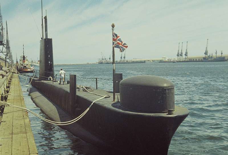 HMSFINWHALE FREMANTLE 1970 1