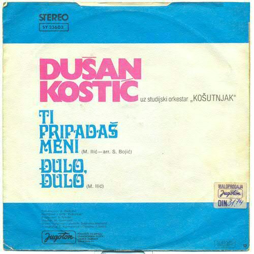 Dusan Kostic 1979 Ti pripadas meni b