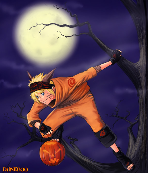 Halloween Outing Naruto by duneboo